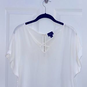 Worthington, XS blouse, white
